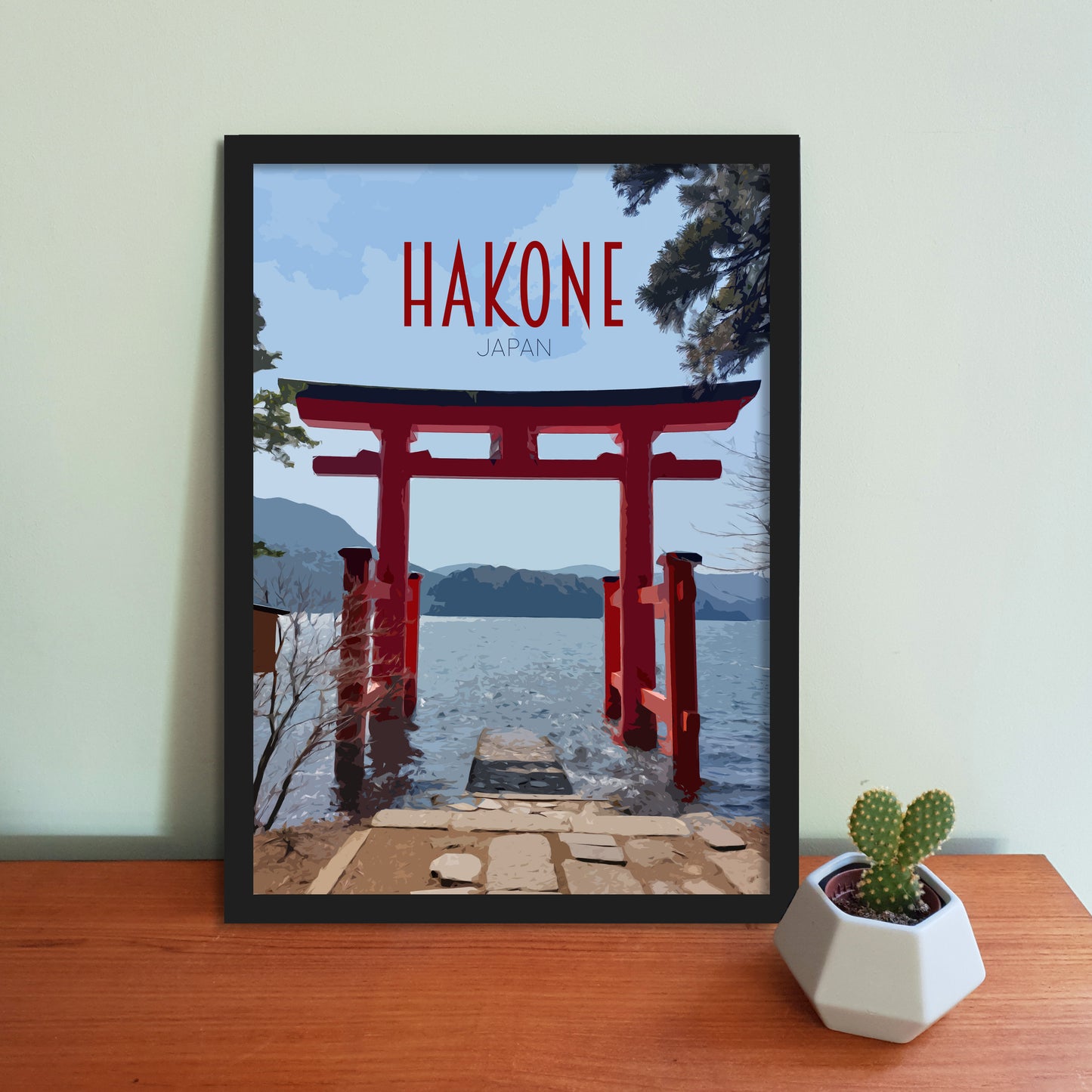 Hakone Travel Poster
