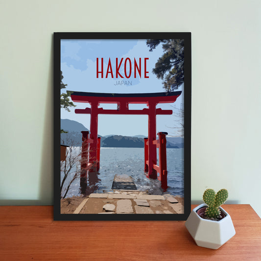 Hakone Travel Poster