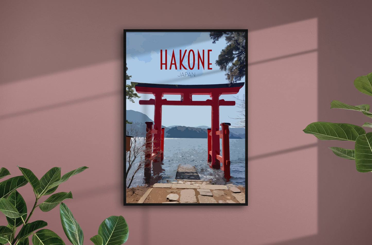Hakone Travel Poster