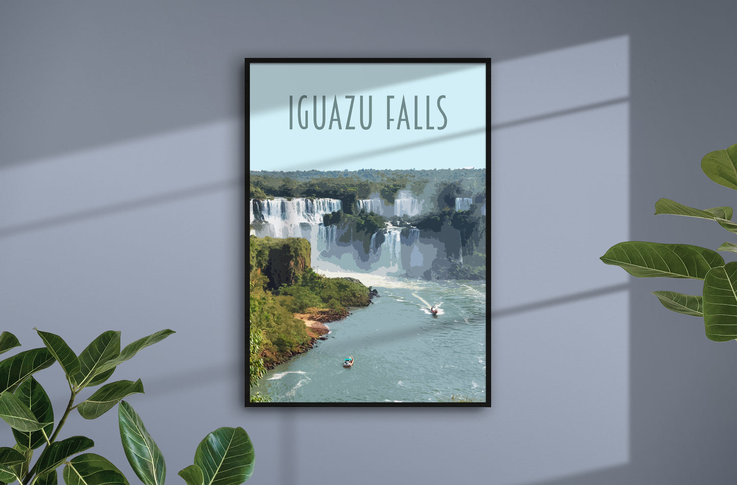 Iguazu Falls Travel Poster