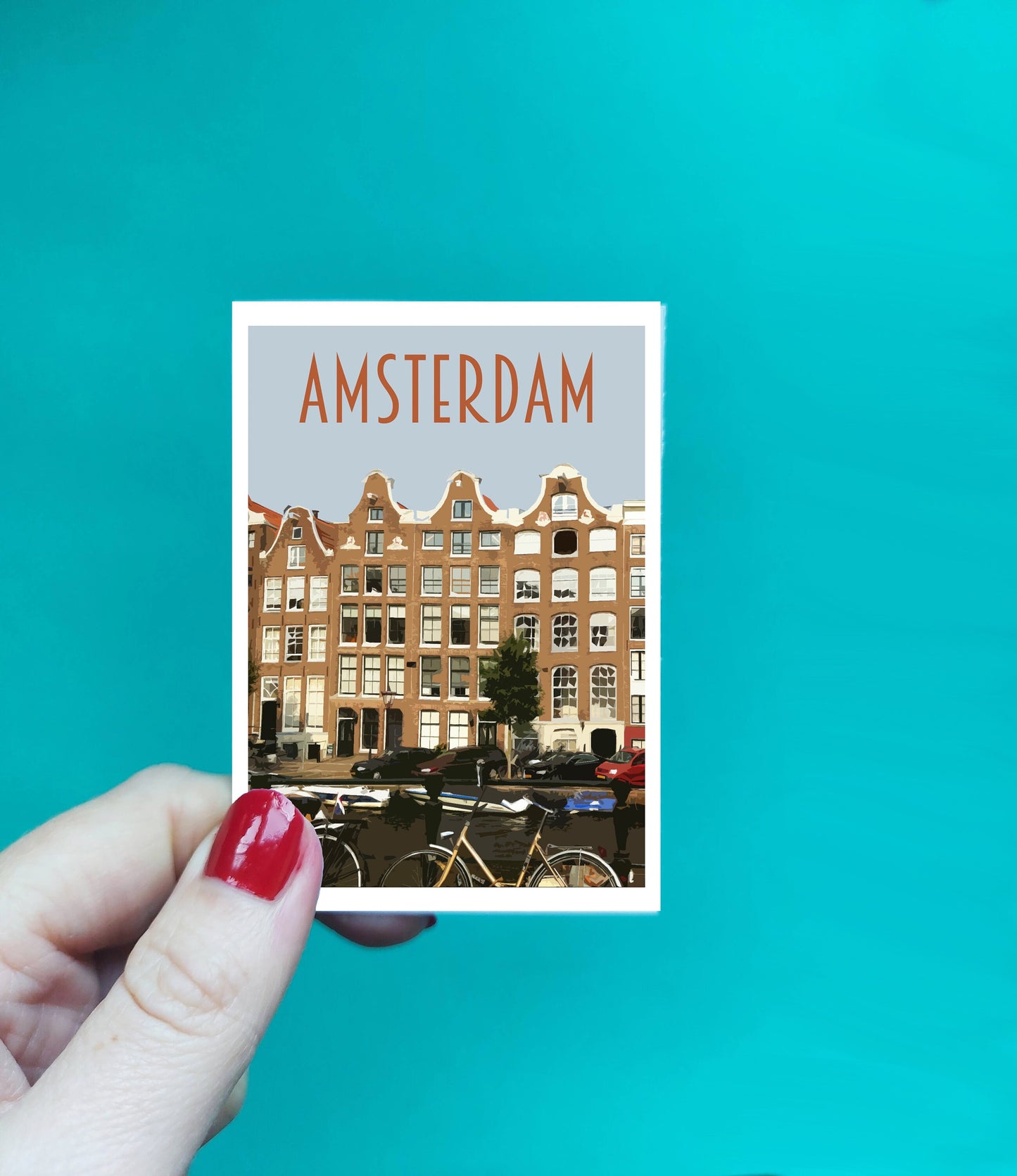 Amsterdam Poster Sticker