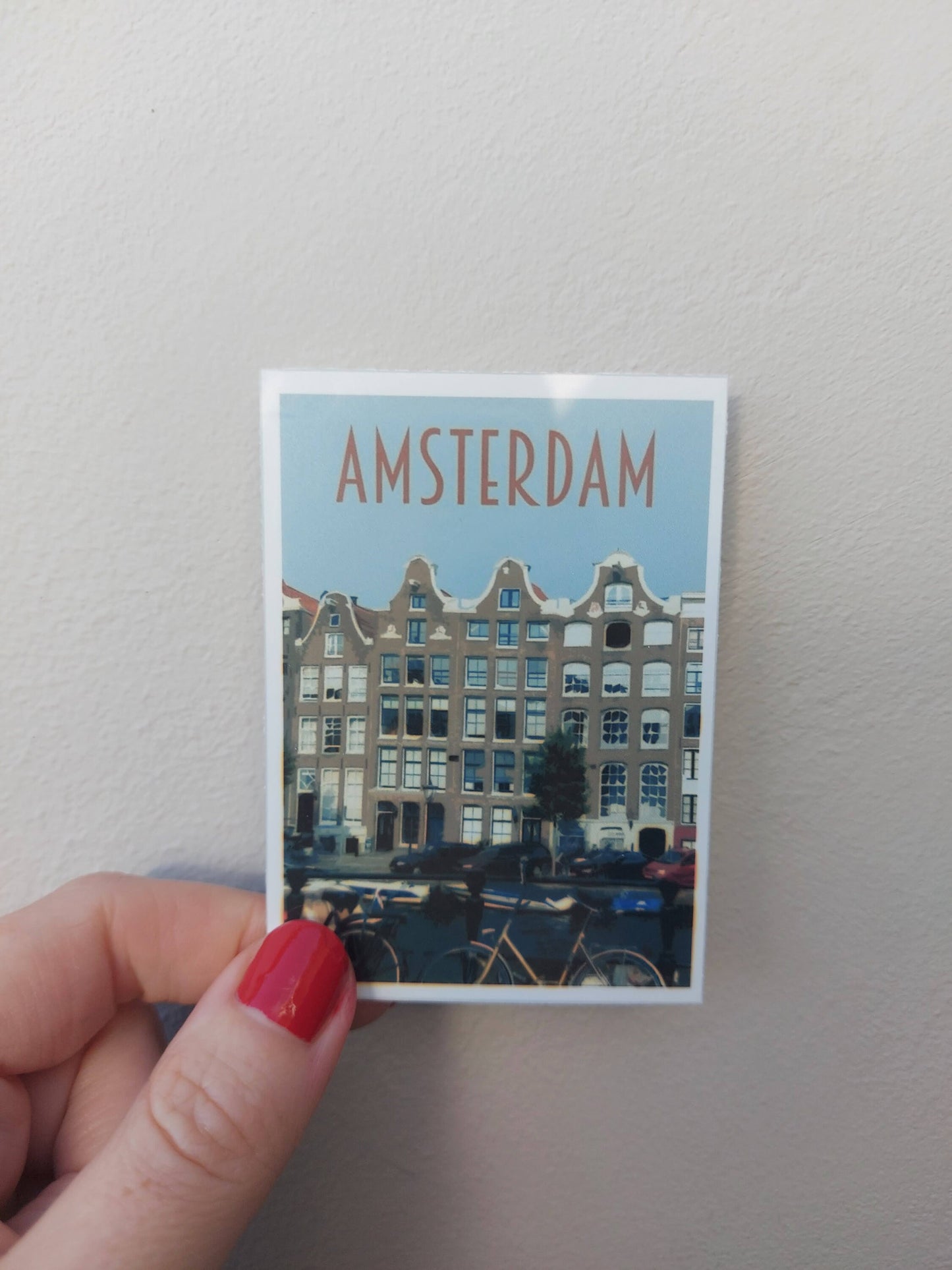 Amsterdam Poster Sticker