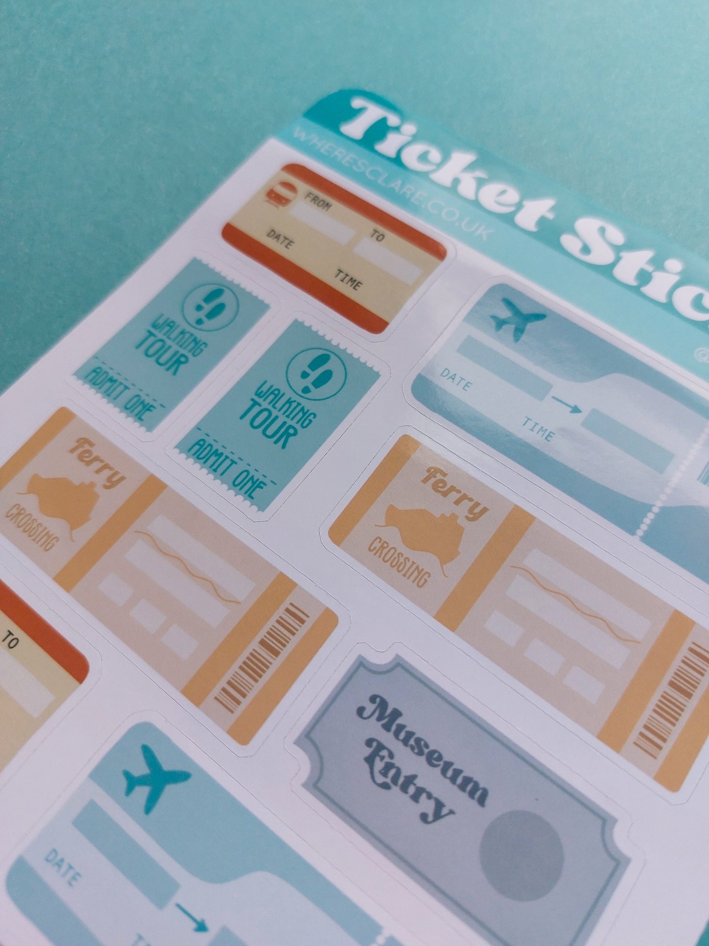 Ticket Stickers