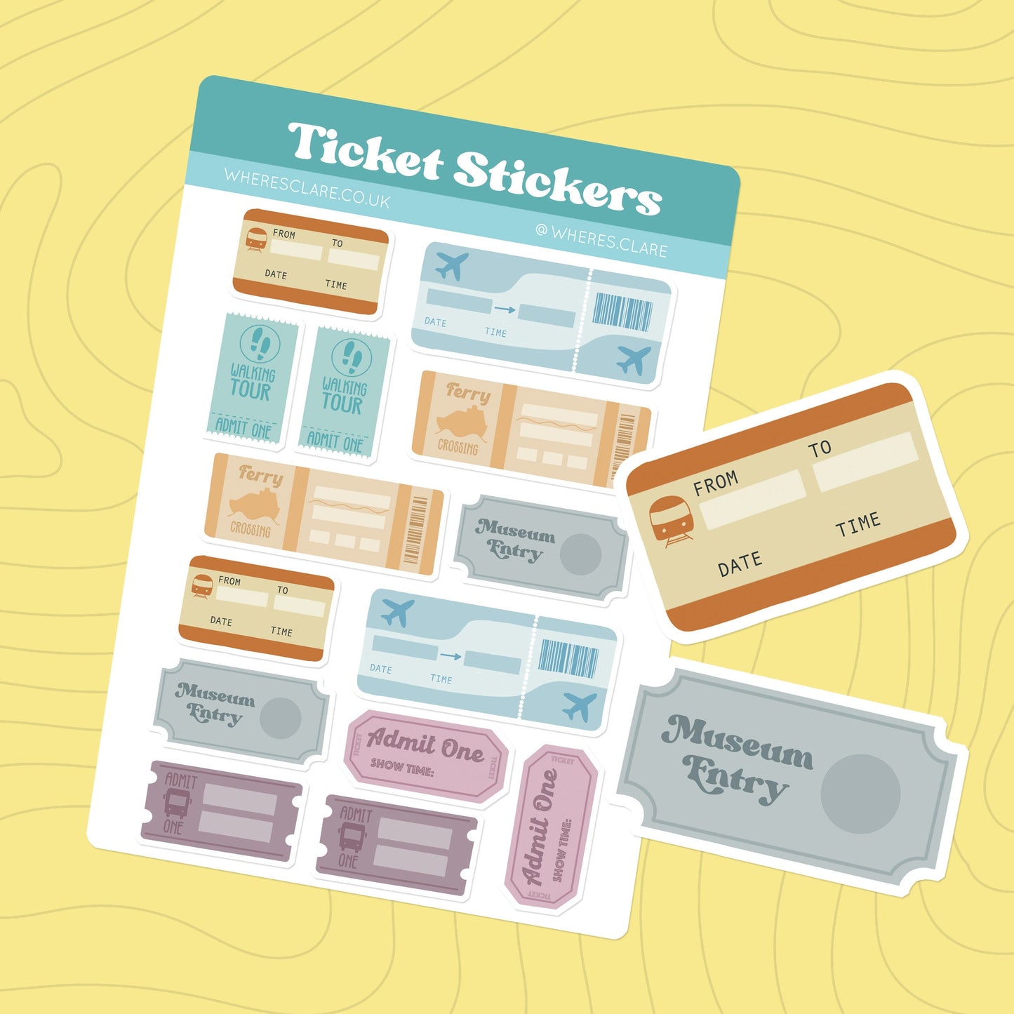 Ticket Stickers