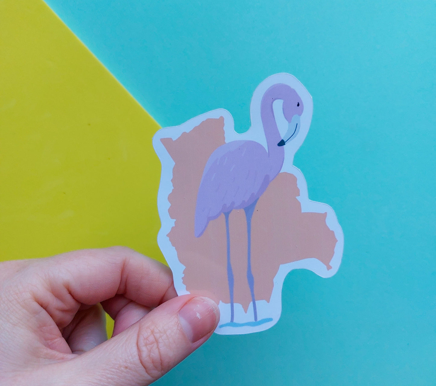 Bolivia Flamingo Sticker