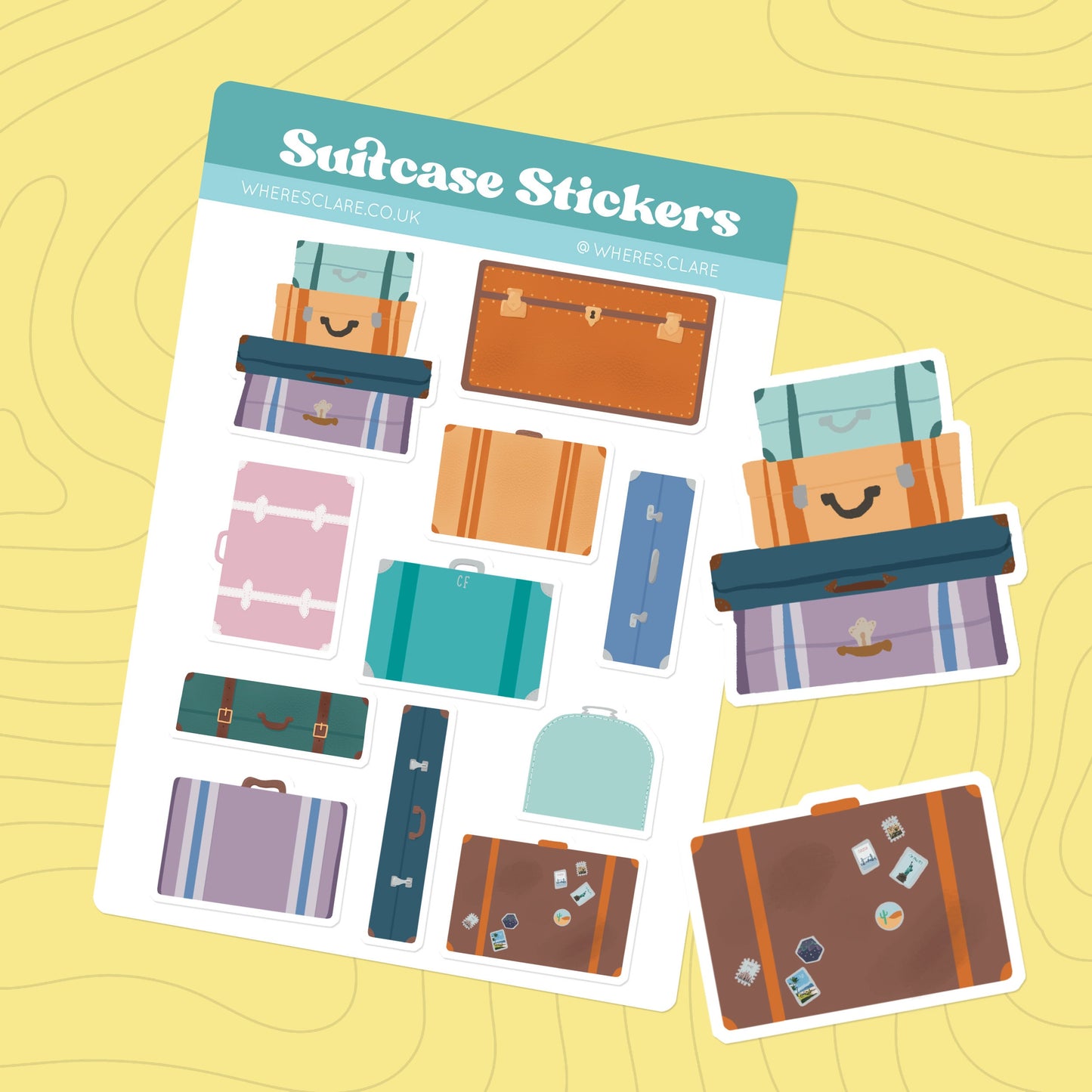 Suitcase Stickers