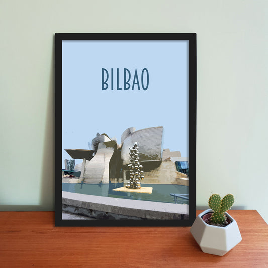 Bilbao Travel Poster