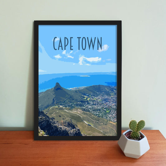 Cape Town Travel Poster