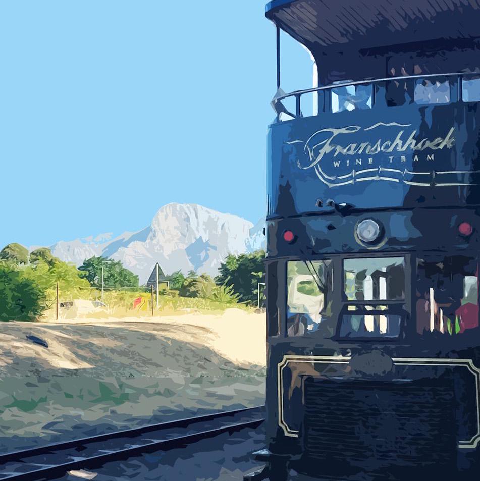 Franschhoek Travel Poster