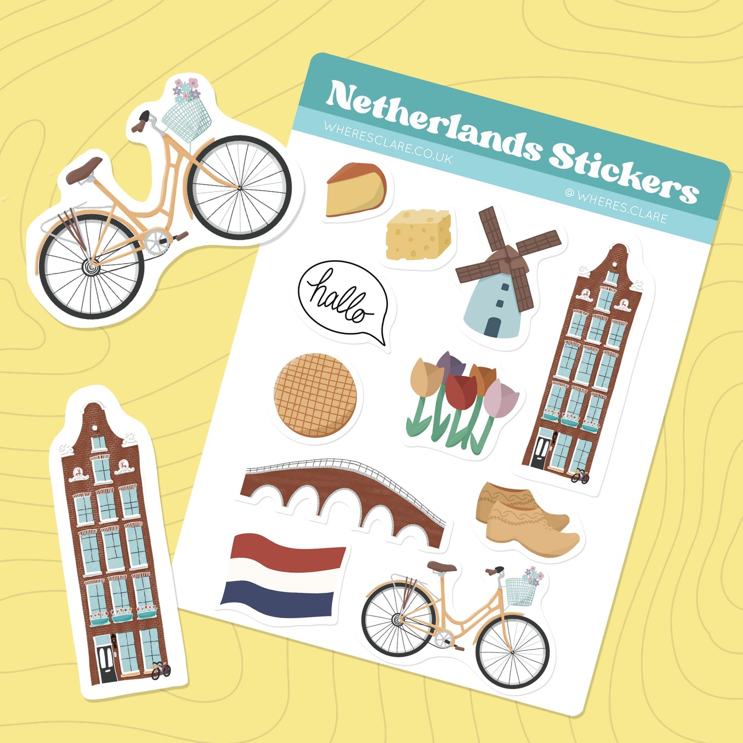 Netherlands Sticker Sheet