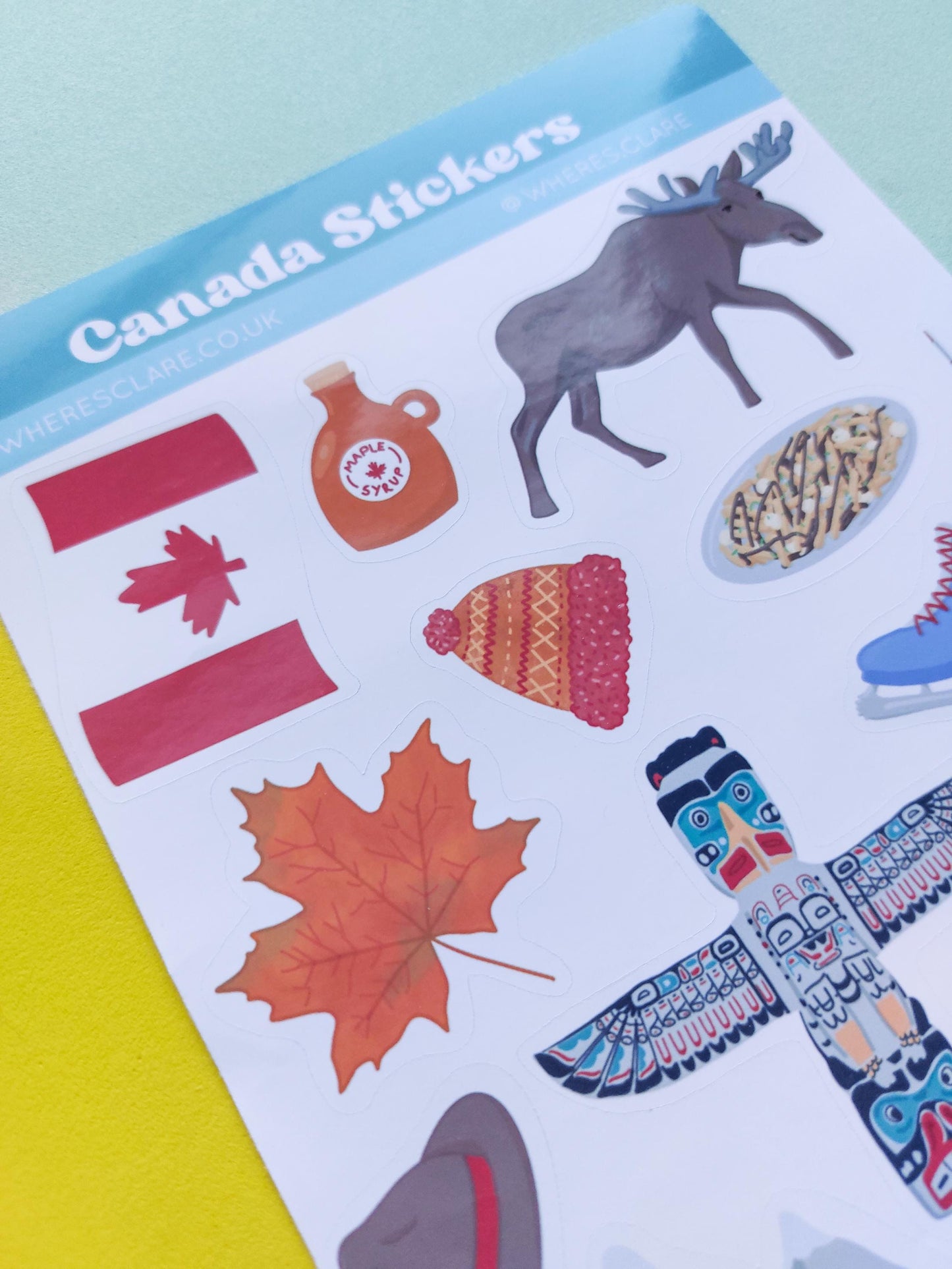 Canada Sticker Sheet