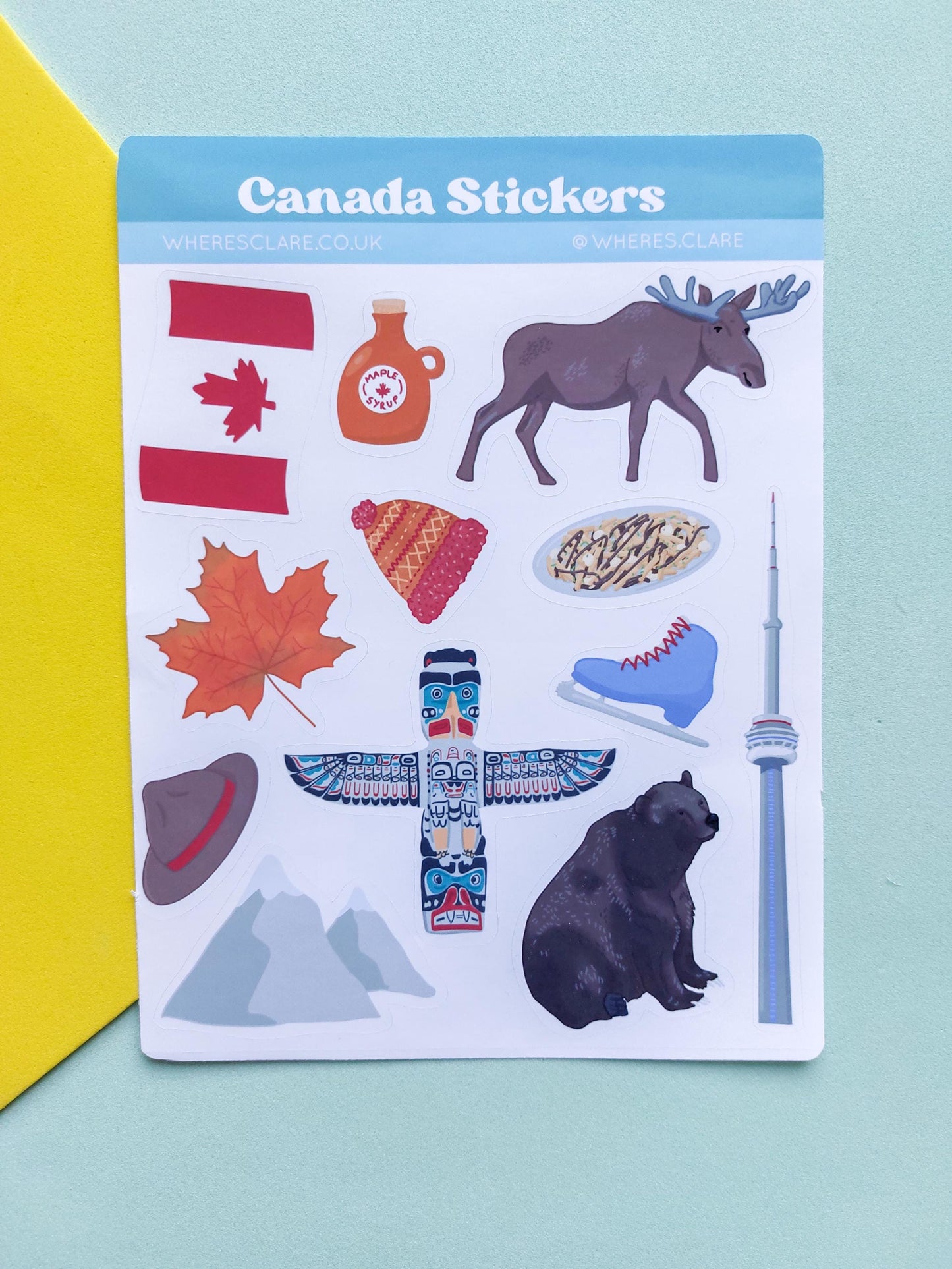 Canada Sticker Sheet