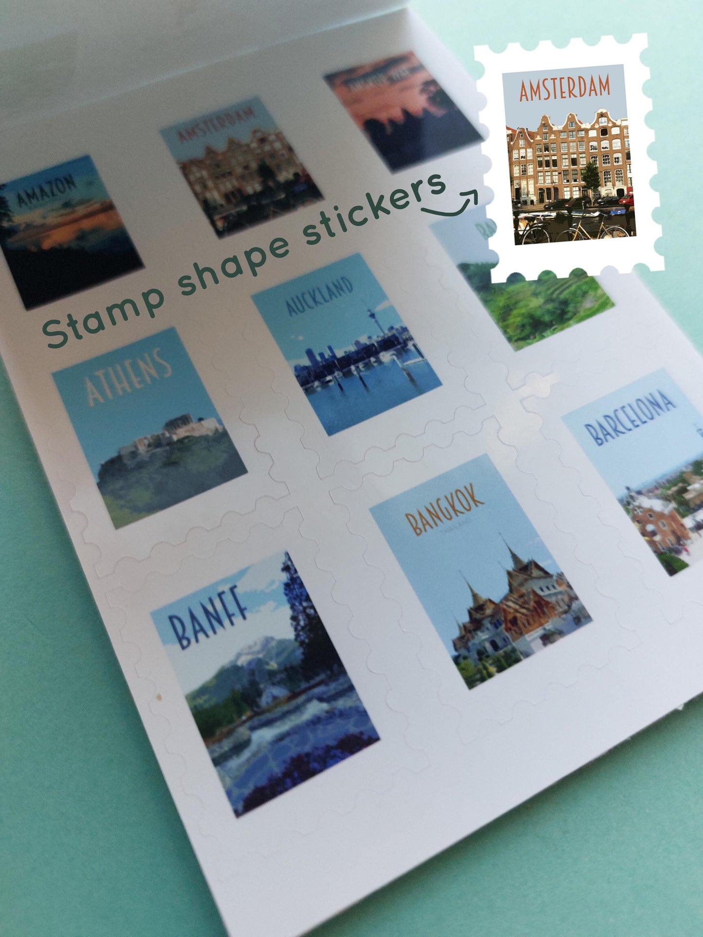 Stamp Sticker Books