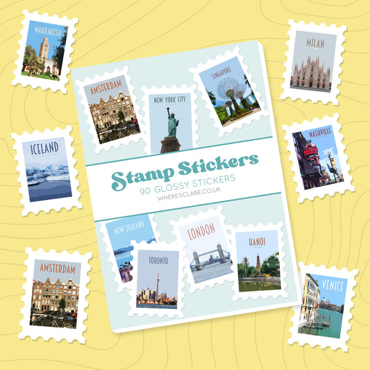 Stamp Sticker Books