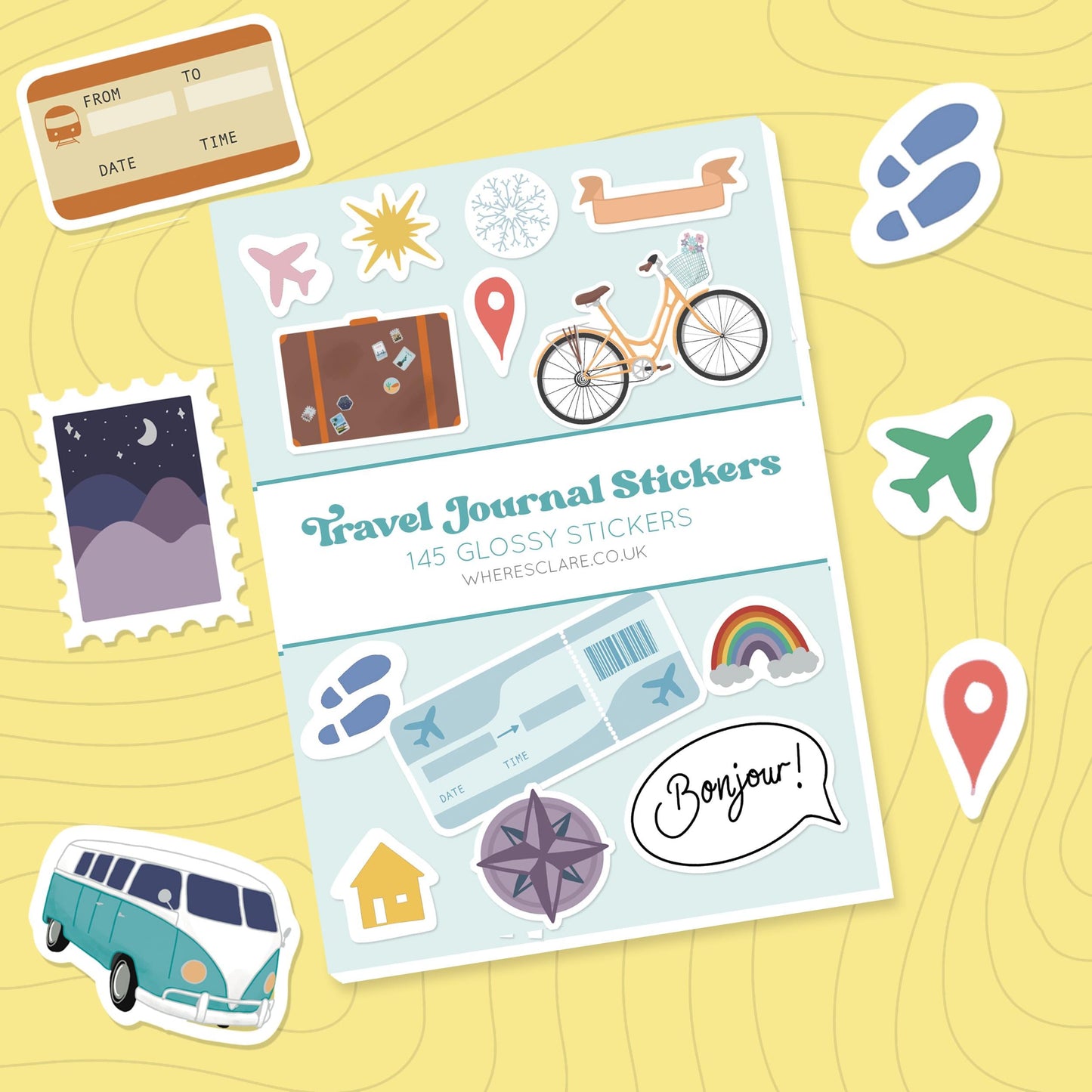 Travel Journal Sticker Books