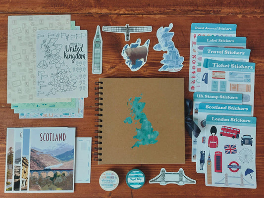 United Kingdom Scrapbook Kit
