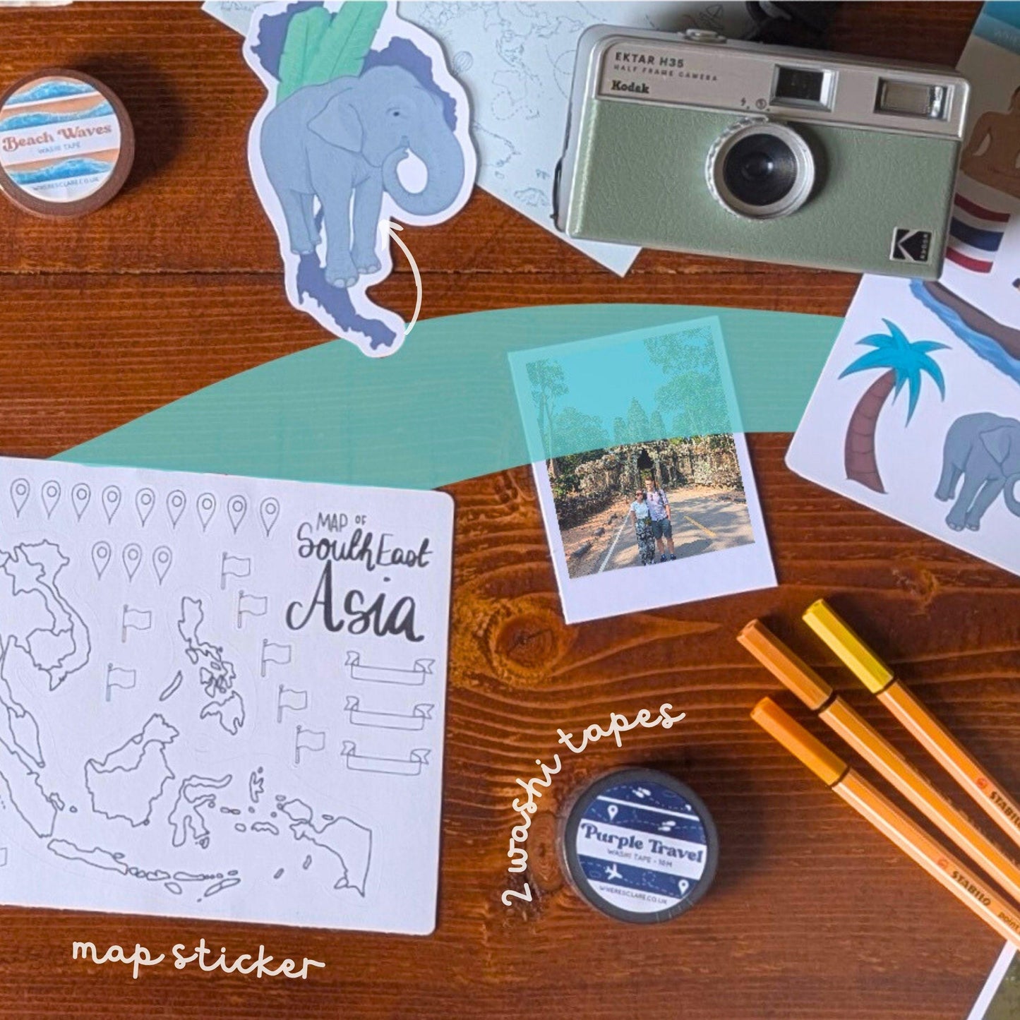 South East Asia Scrapbook Kit