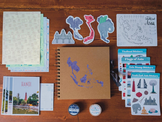 South East Asia Scrapbook Kit