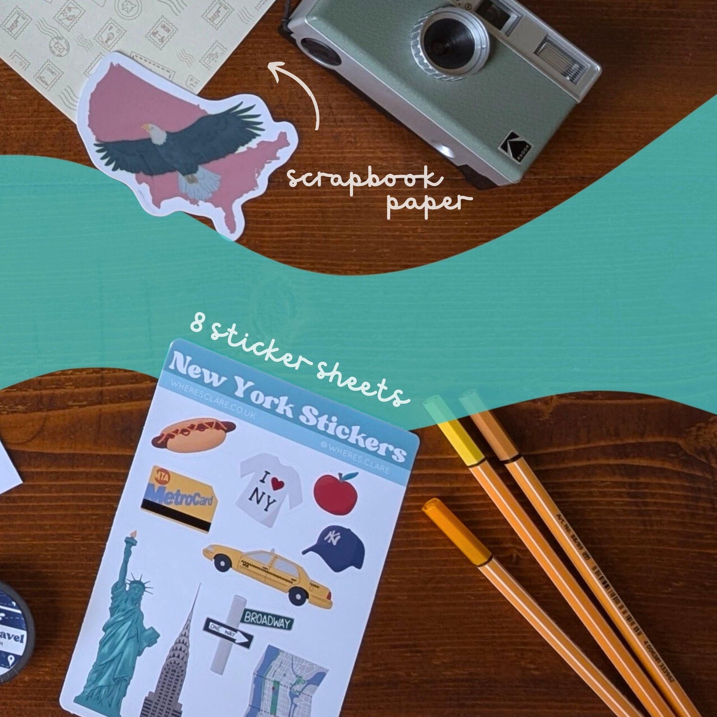 USA Scrapbook Kit