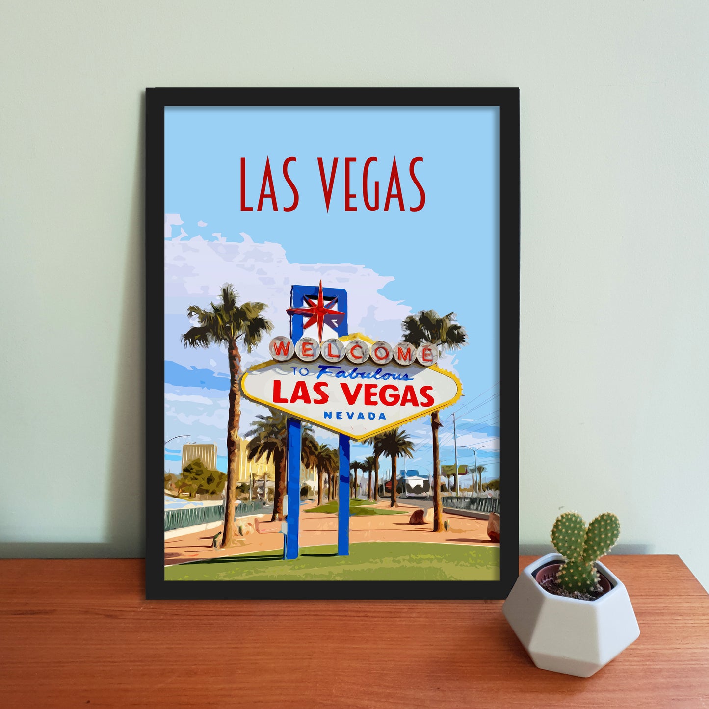 Las Vegas Travel Poster