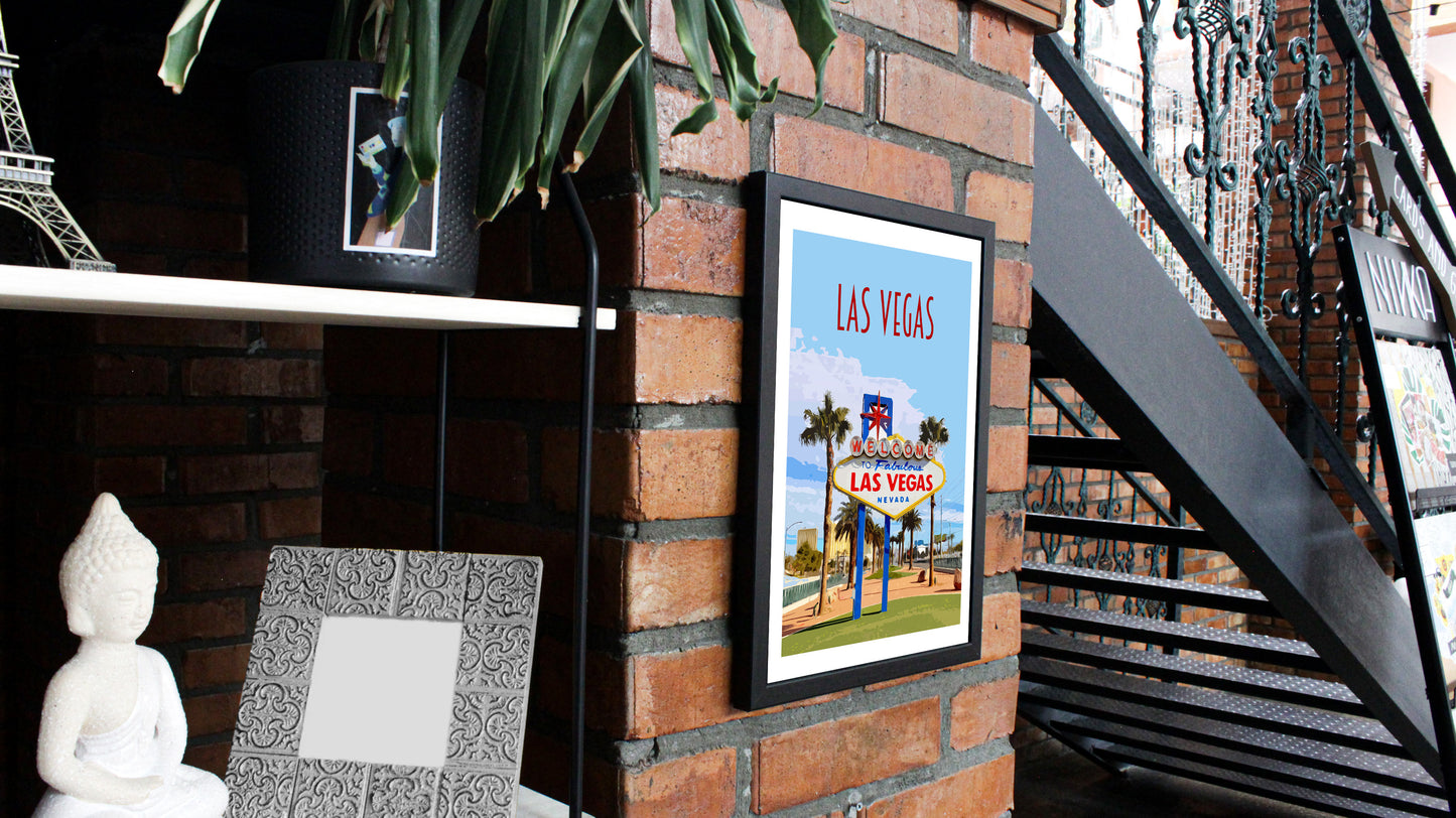 Las Vegas Travel Poster