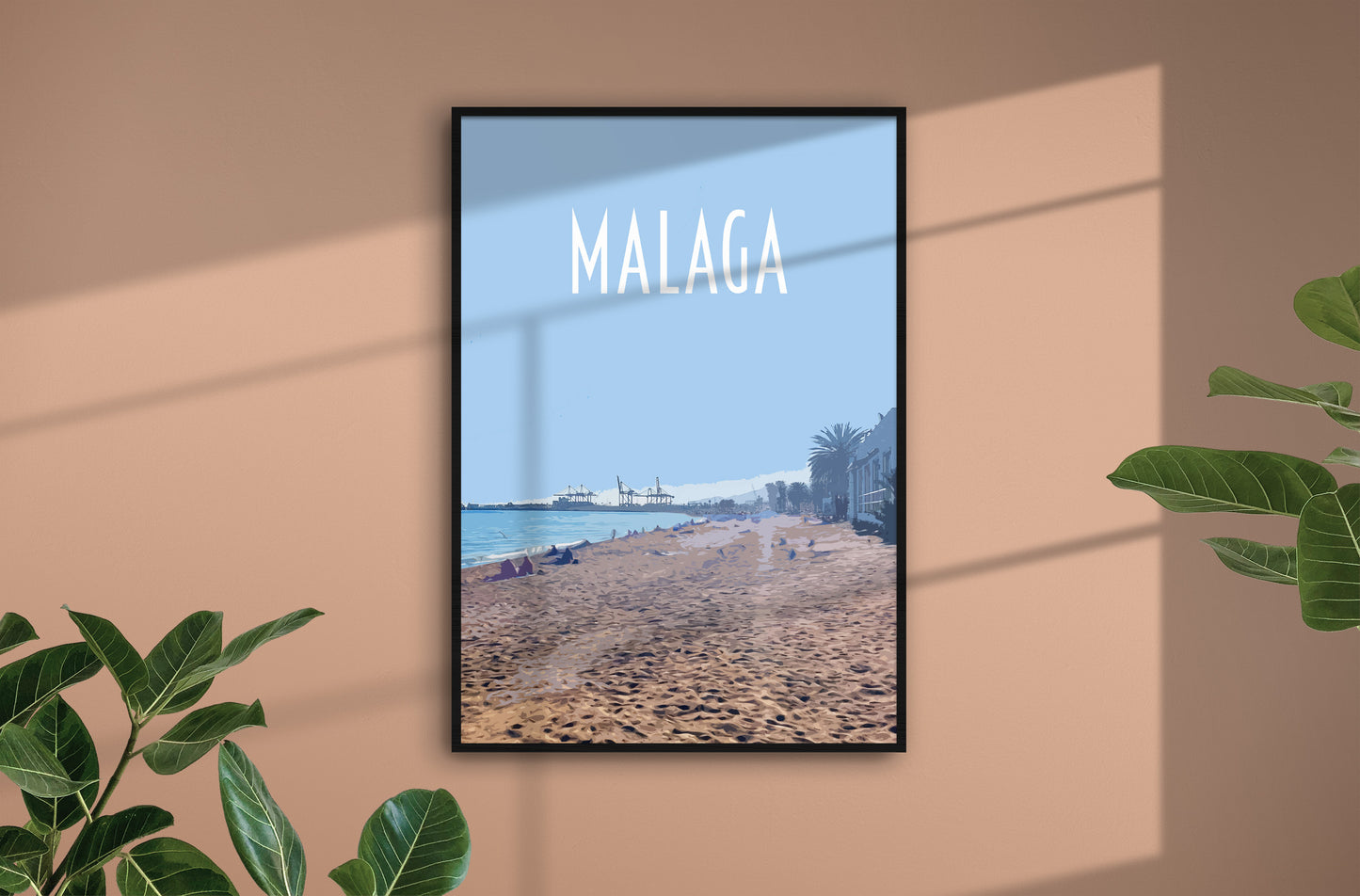 Malaga Travel Poster