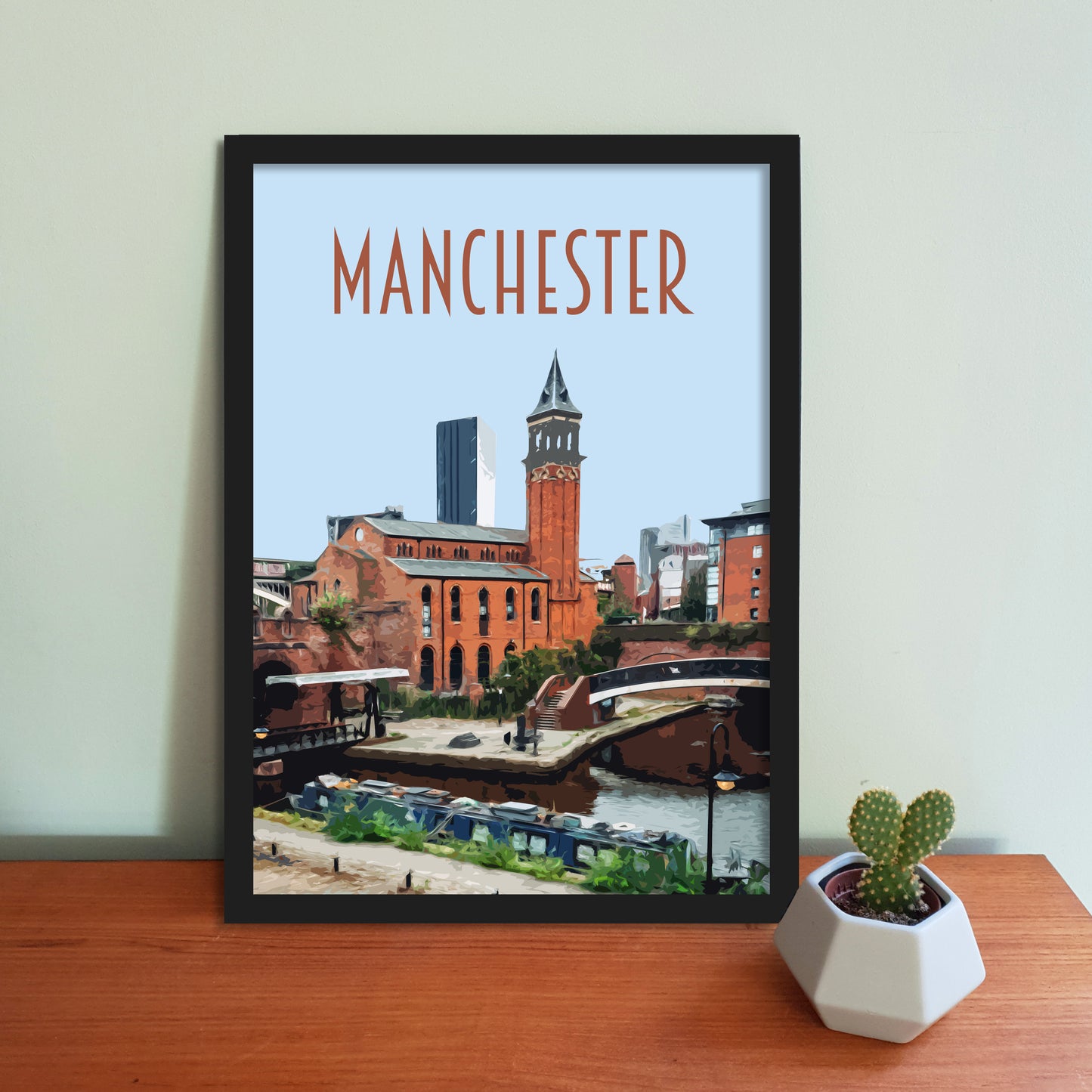 Manchester Travel Poster