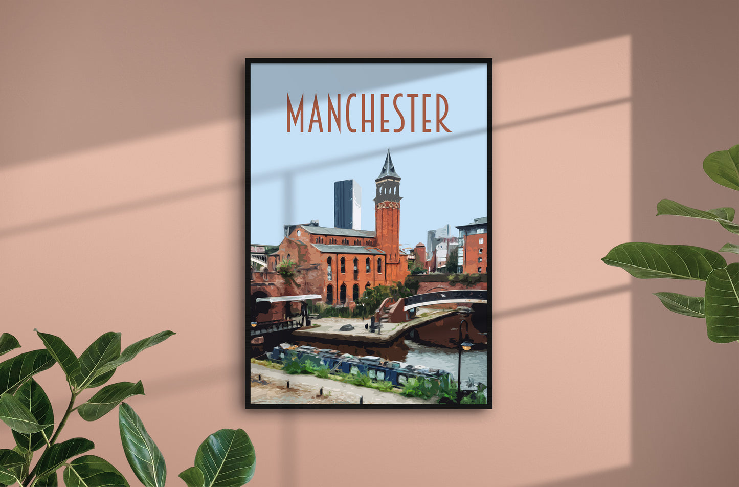 Manchester Travel Poster