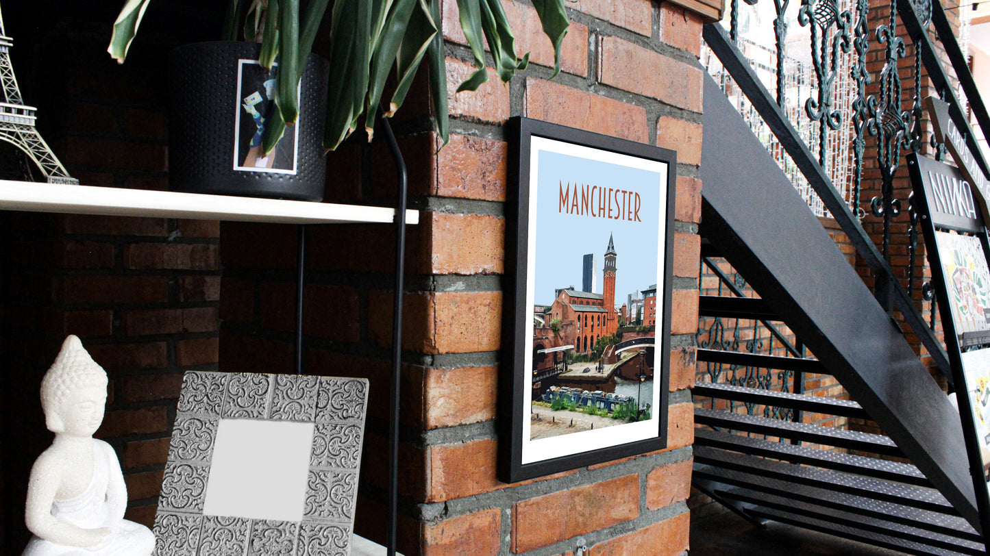 Manchester Travel Poster