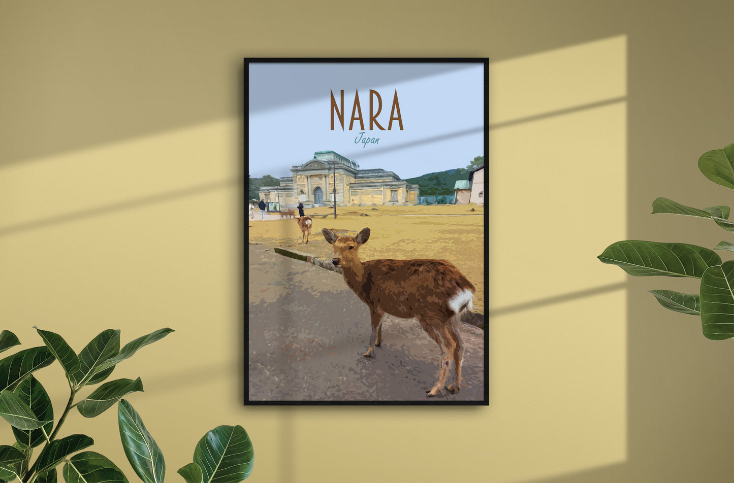 Nara Travel Poster