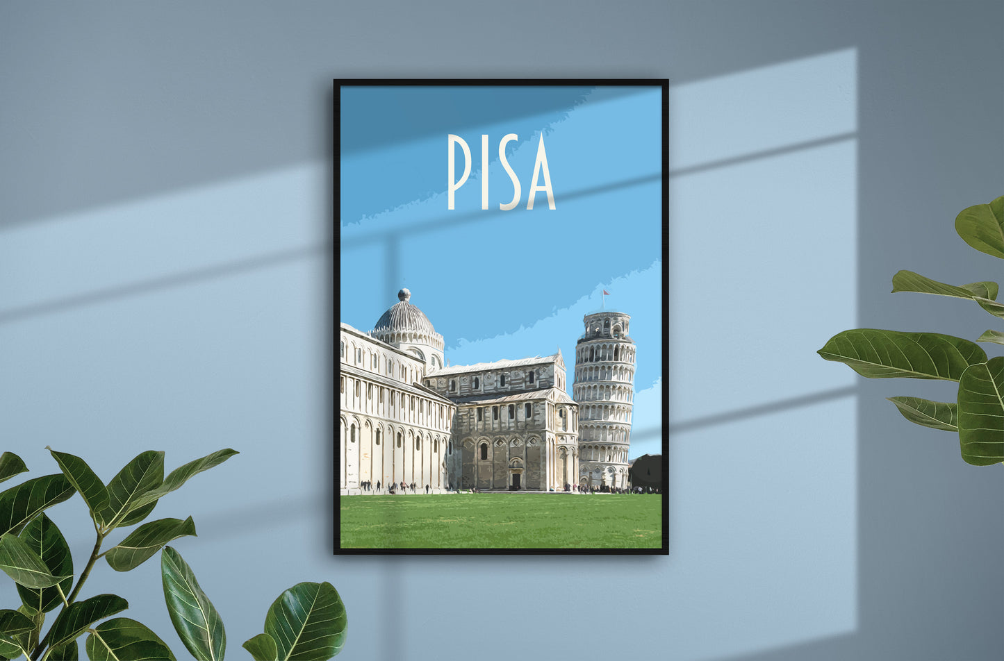Pisa Travel Poster
