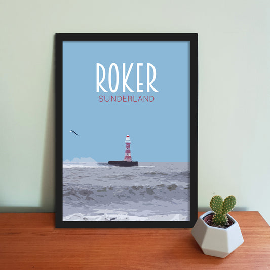 Roker Travel Poster