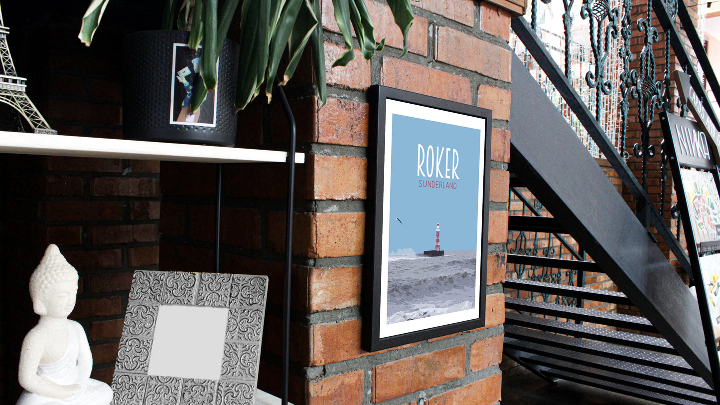 Roker Travel Poster