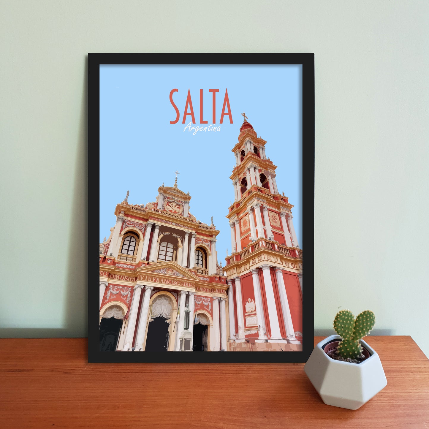 Salta Travel Poster