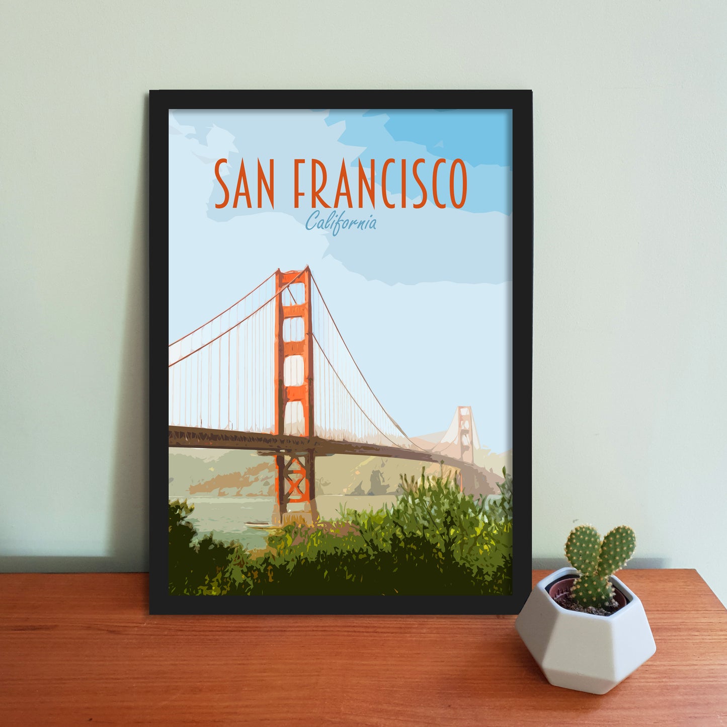 San Francisco Travel Poster