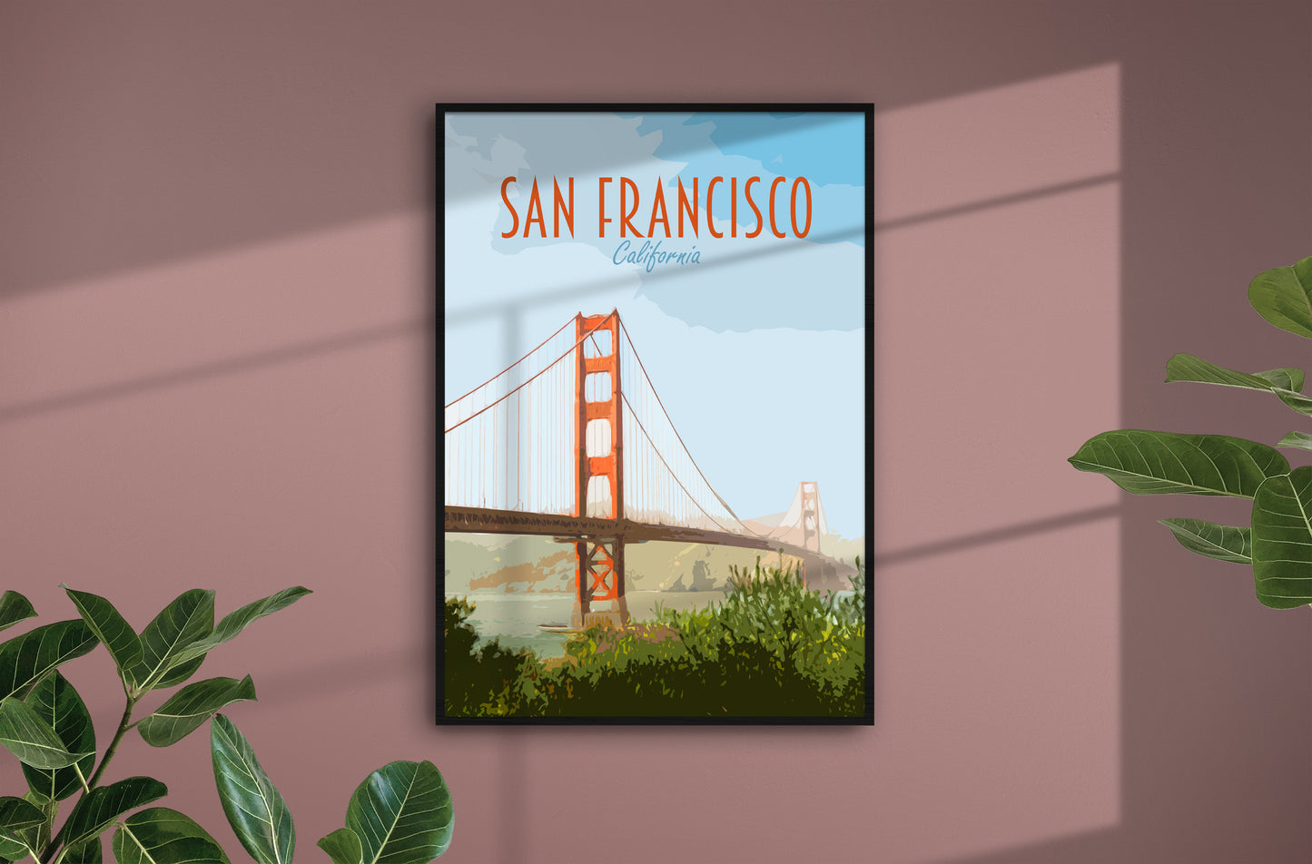 San Francisco Travel Poster