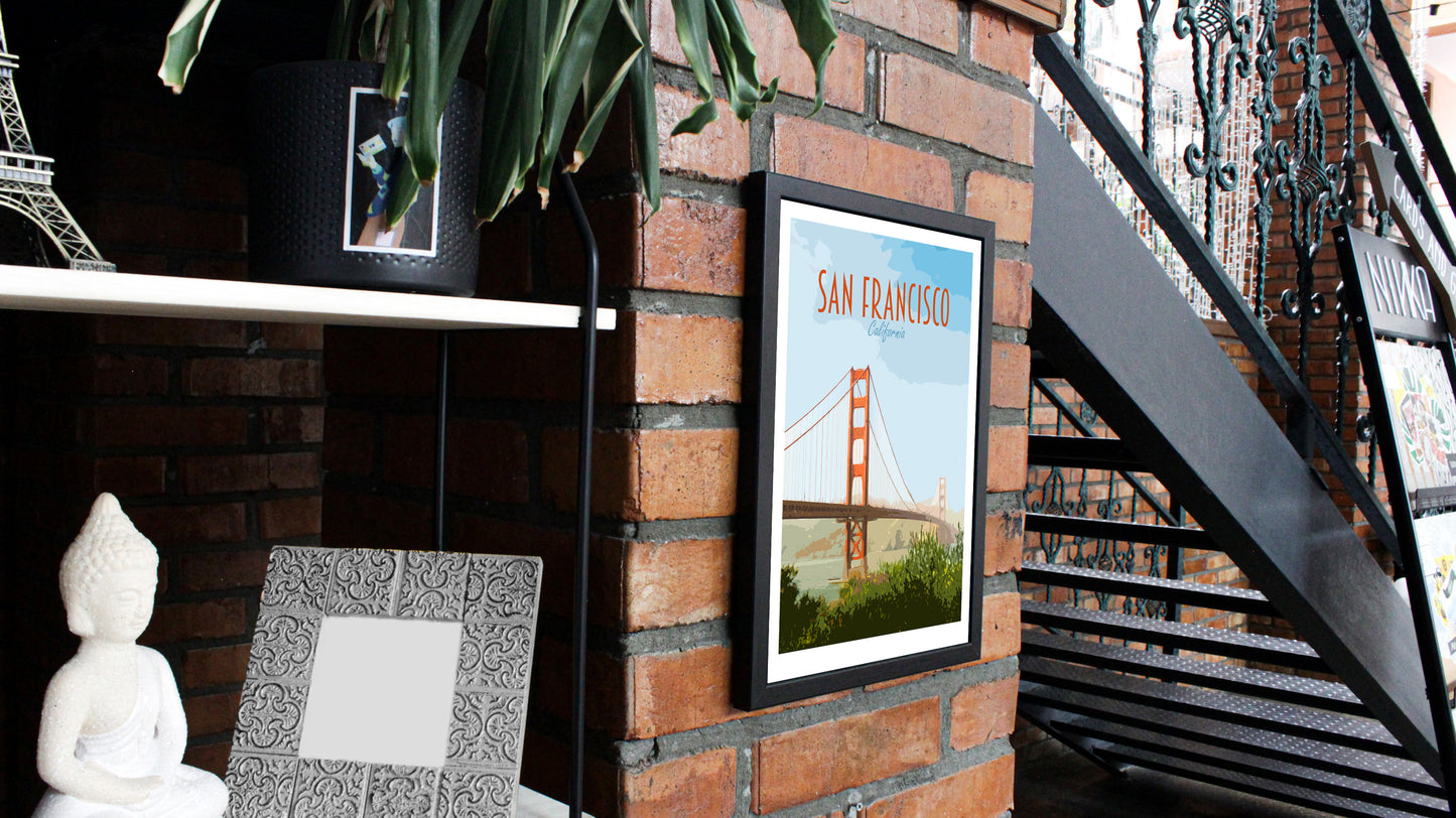 San Francisco Travel Poster