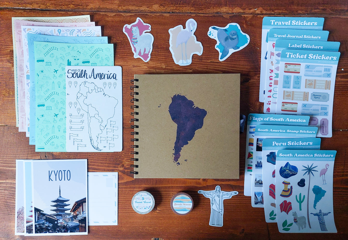 South America Scrapbook Kit