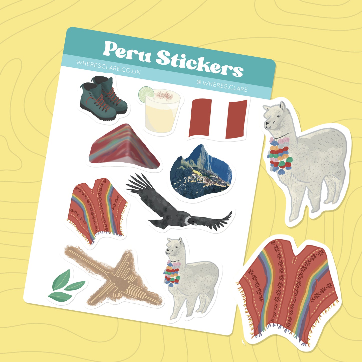 Peru Sticker Sheet
