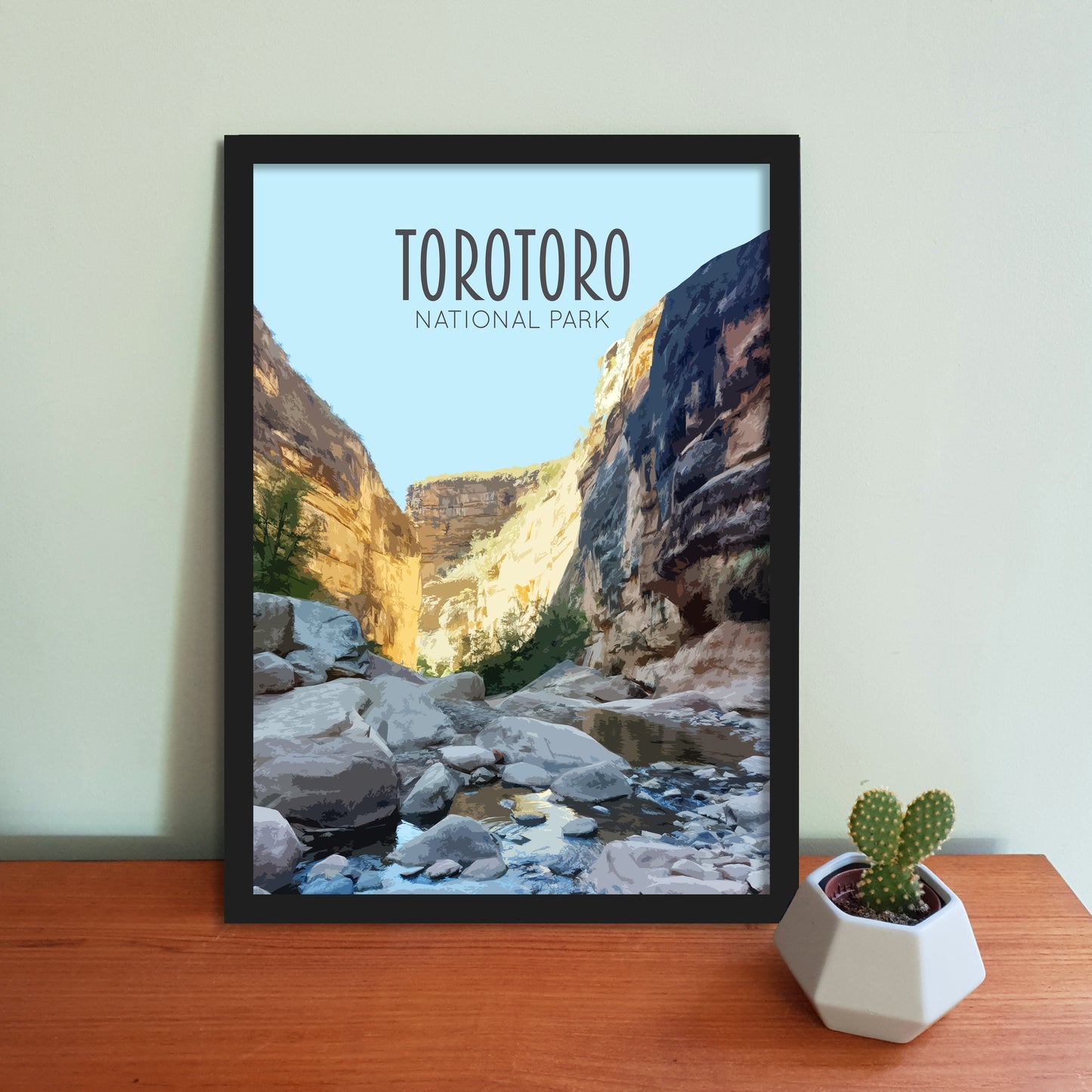 Torotoro Travel Poster