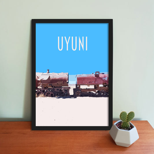 Uyuni Travel Poster