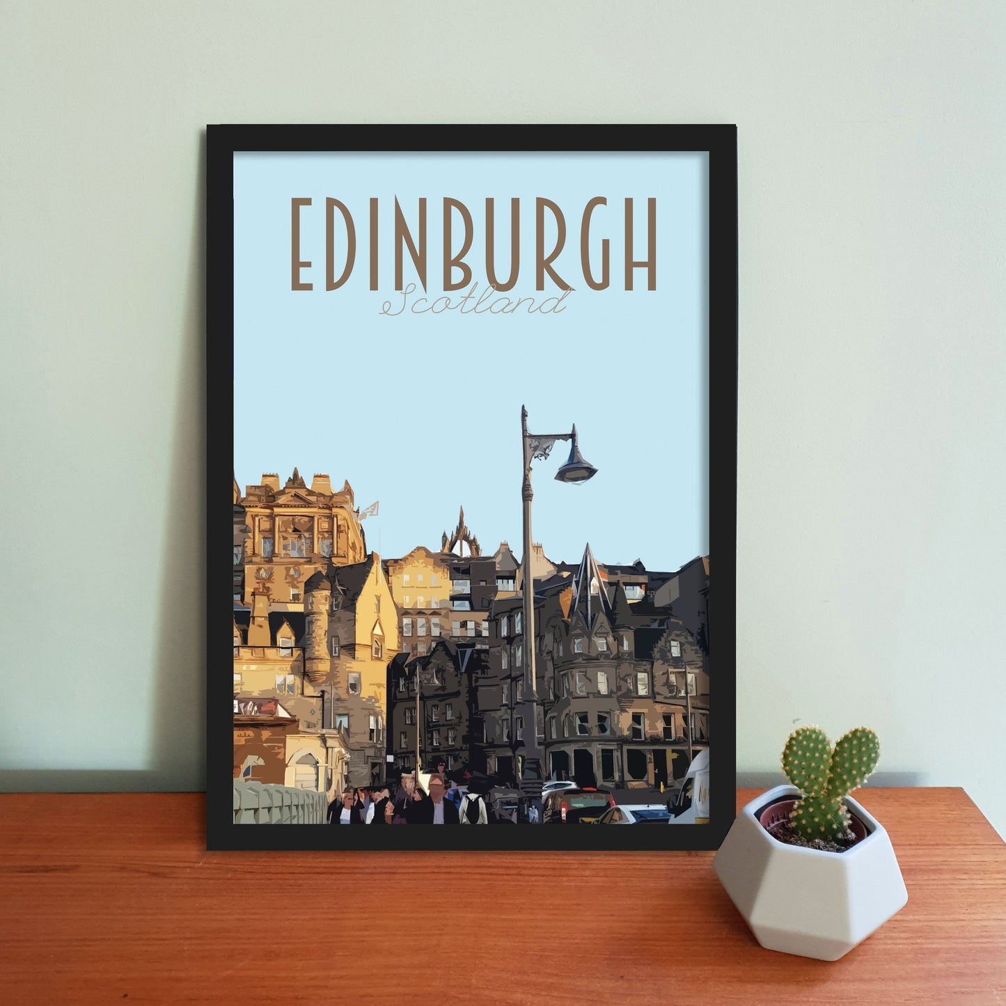 Edinburgh Travel Poster