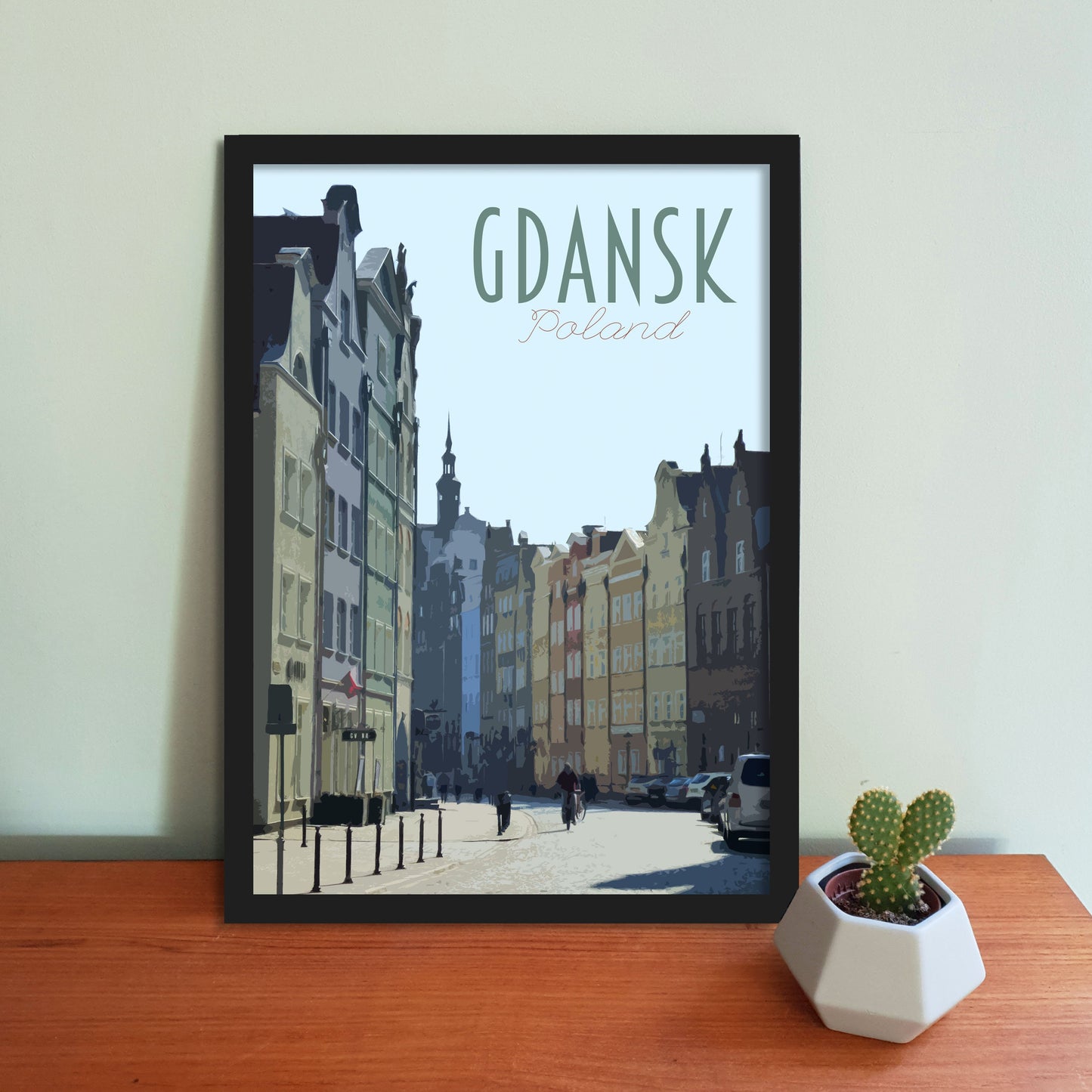 Gdansk Travel Poster