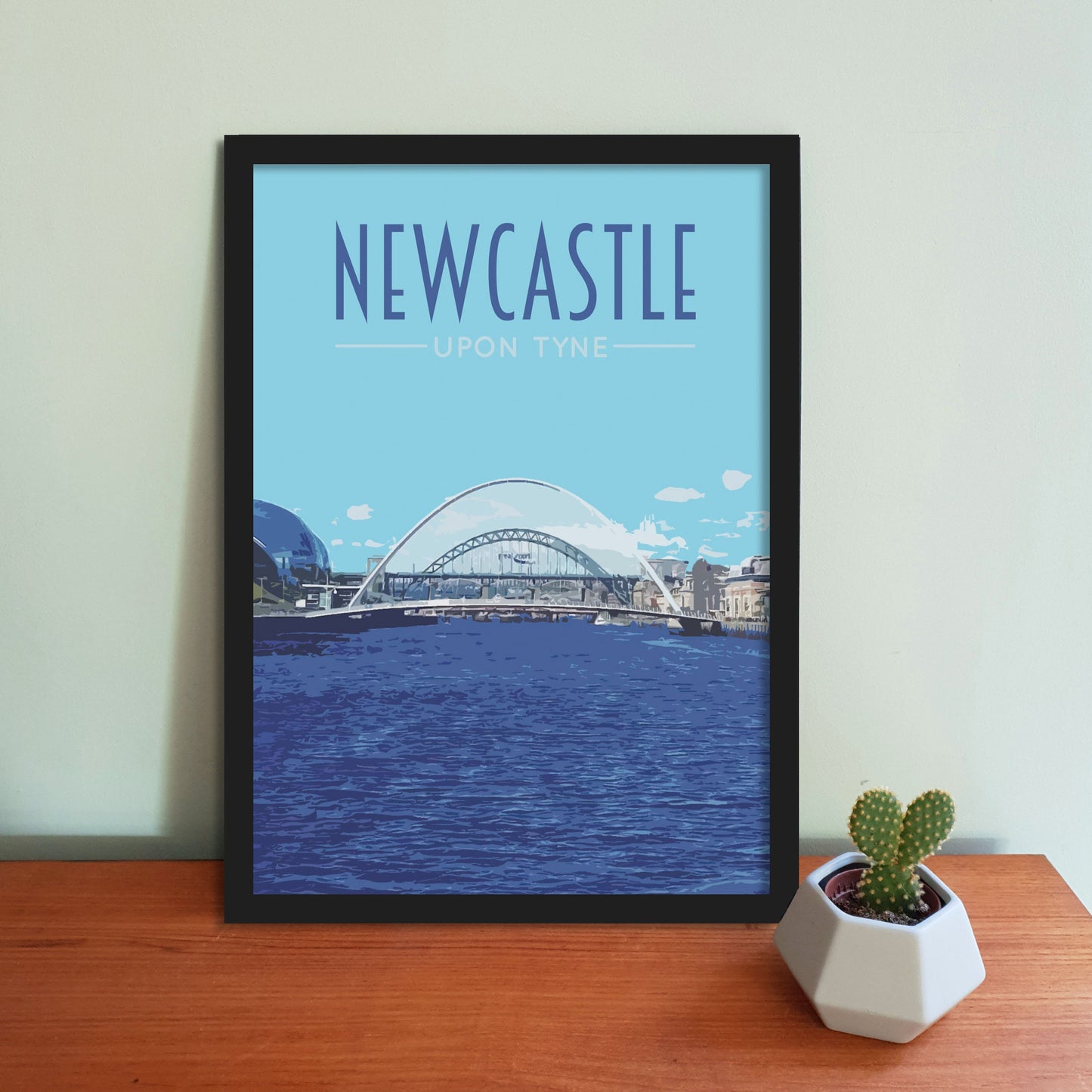 Newcastle Travel Poster