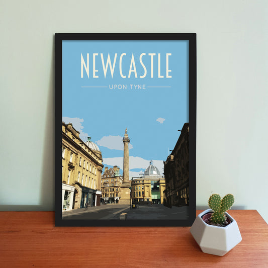 Newcastle Travel Poster