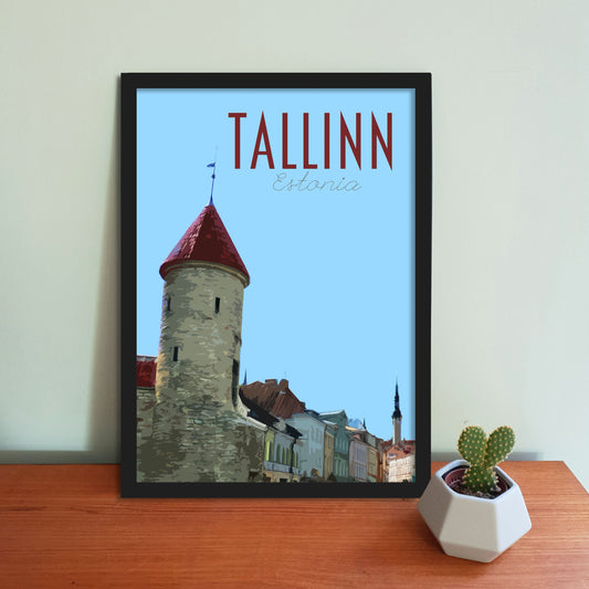 Tallinn Travel Poster
