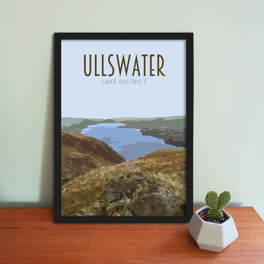 Ullswater Travel Poster