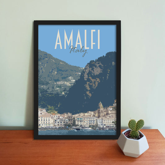 Amalfi Travel Poster