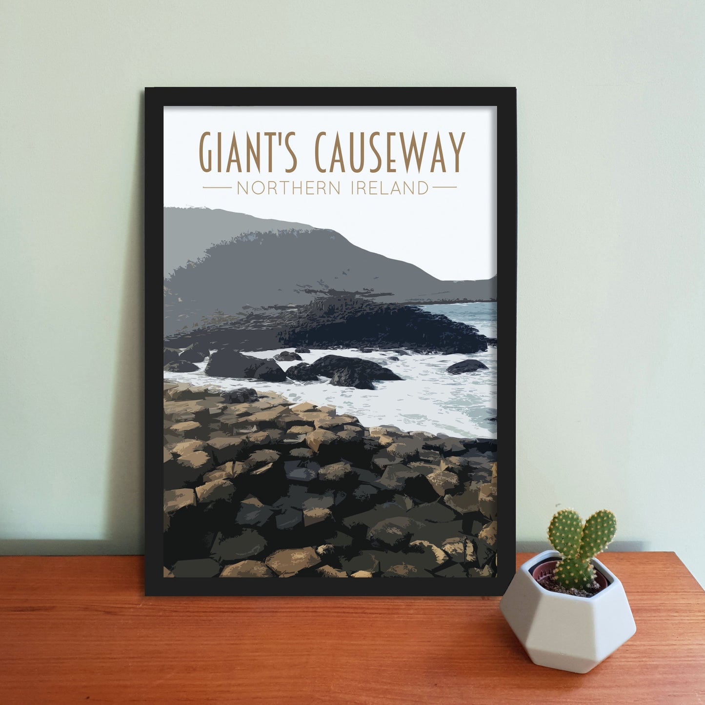 Giant's Causeway Travel Poster