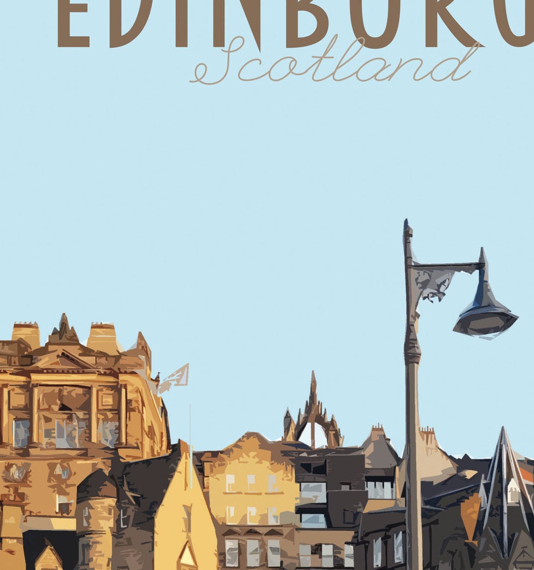 Edinburgh Travel Poster